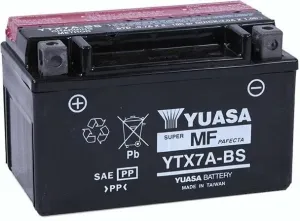 Yuasa Battery YTX7A-BS Batería de motocicleta