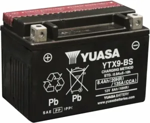 Yuasa Battery YTX9-BS Cargador de moto / Batería