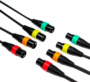 Zoom XLR-4c/CP Negro 2,5 m Cable de micrófono