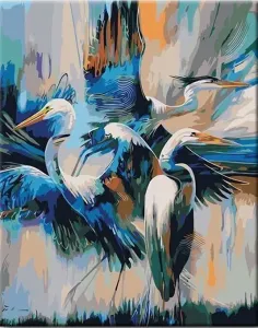 Zuty Painting by Numbers Herons #48519