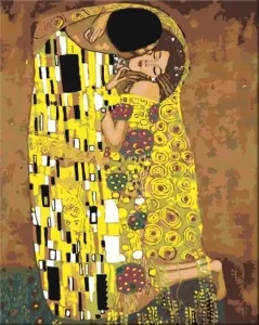 Zuty Painting by Numbers Kiss (Gustav Klimt) #48506